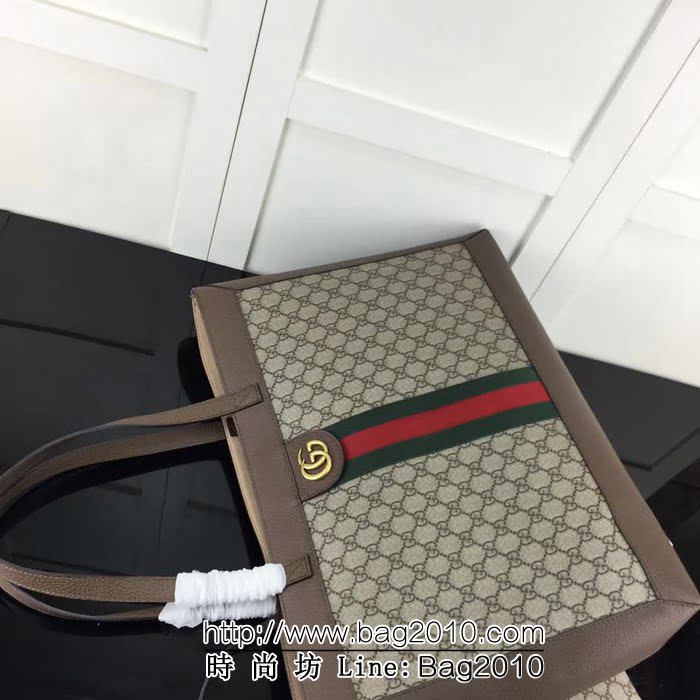 GUCCI古馳頂級原單 新款專櫃品質原單貨實物實拍 547947啡手提購物袋 HY1303